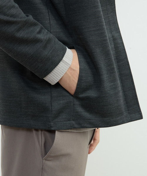 MEN'S MELROSE(メンズメルローズ)の「エアリーシリーズボタンレスカーディガン(カーディガン/ボレロ・メンズ・チャコールグレー/ネイビー/ブラウン・3/4)」の11枚目の写真