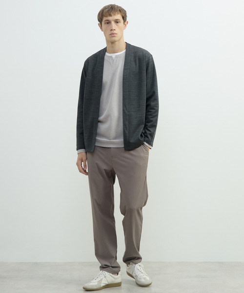 MEN'S MELROSE(メンズメルローズ)の「エアリーシリーズボタンレスカーディガン(カーディガン/ボレロ・メンズ・チャコールグレー/ネイビー/ブラウン・3/4)」の16枚目の写真