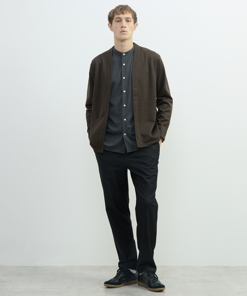MEN'S MELROSE(メンズメルローズ)の「エアリーシリーズボタンレスカーディガン(カーディガン/ボレロ・メンズ・チャコールグレー/ネイビー/ブラウン・3/4)」の21枚目の写真