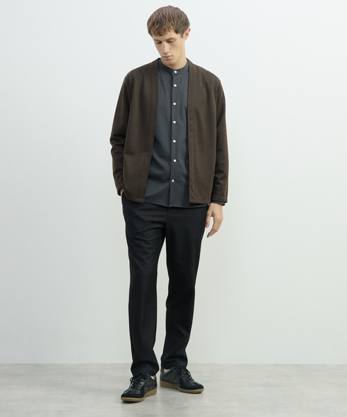 MEN'S MELROSE(メンズメルローズ)の「エアリーシリーズボタンレスカーディガン(カーディガン/ボレロ・メンズ・チャコールグレー/ネイビー/ブラウン・3/4)」の22枚目の写真