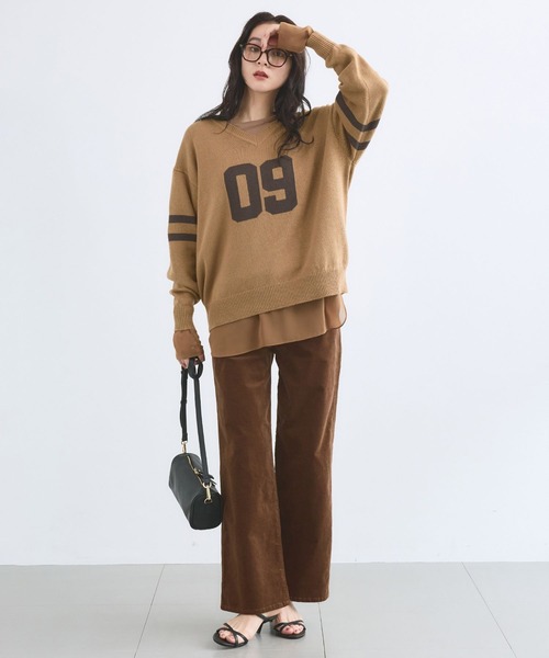 BARNYARDSTORM(バンヤードストーム)の「BARNYARDSTORM / シアーコンビロンT(Tシャツ/カットソー・レディース・ホワイト/ベージュ/ブラック・FREE)」の13枚目の写真