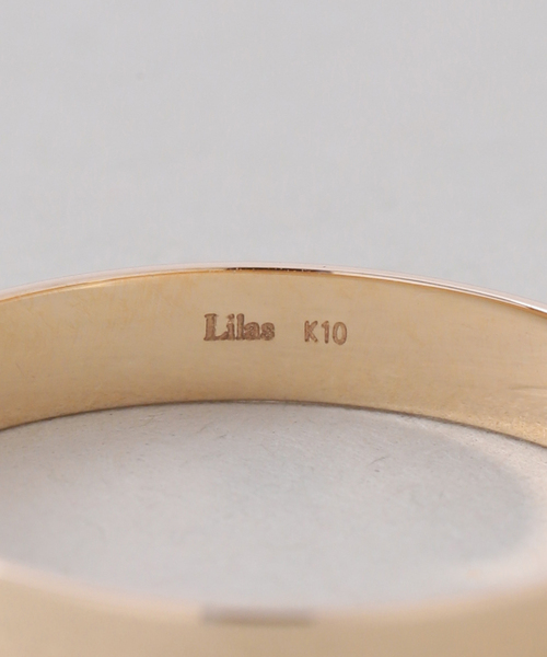 Lilas(リラ)の「フラットリング K10(リング・レディース・ゴールド・11/13/15 )」の10枚目の写真