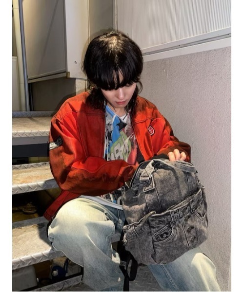 Desigual(デシグアル)の「Denim Wash Multi-way Backpack / デニムウォッシュマルチウェイバックパック(バックパック/リュック・レディース・ブラック・FREE)」の11枚目の写真