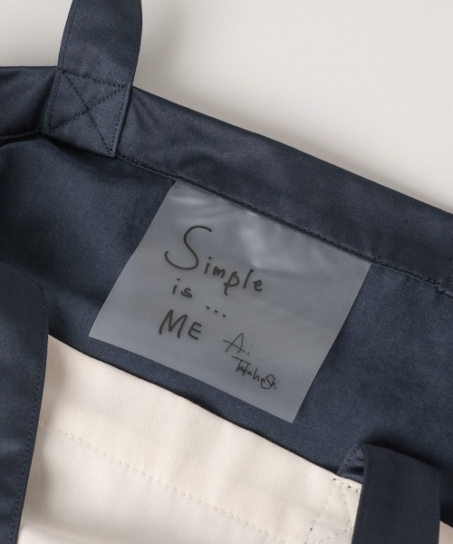 LEPSIM(レプシィム)の「【Simple is Me】トートバッグ 1068681(トートバッグ・レディース・ネイビー・ONE SIZE)」の7枚目の写真
