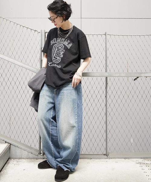 JOURNAL STANDARD LUXE(ジャーナルスタンダード ラックス)の「《追加》SONOMA Print T(Tシャツ/カットソー・レディース・ホワイト/ブラック・FREE)」の3枚目の写真