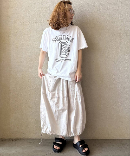 JOURNAL STANDARD LUXE(ジャーナルスタンダード ラックス)の「《追加》SONOMA Print T(Tシャツ/カットソー・レディース・ホワイト/ブラック・FREE)」の10枚目の写真