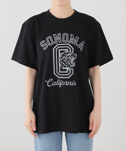JOURNAL STANDARD LUXE(ジャーナルスタンダード ラックス)の「《追加》SONOMA Print T(Tシャツ/カットソー・レディース・ホワイト/ブラック・FREE)」の12枚目の写真
