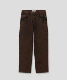 MMIC（エムエムアイシー）の「BIAS SHIFT JEANS (BROWN)（デニムパンツ）」