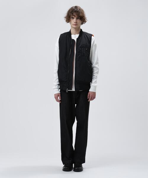 Alpha Industries(アルファインダストリーズ)の「Alpha Industries/アルファ インダストリーズ/MA-1 VEST/エムエーワン ベスト(MA-1・メンズ・ブラック・XS/S/M/L/XL/2XL)」の3枚目の写真