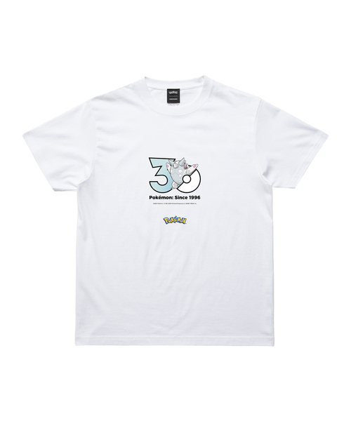 ZOZOSPOT(ゾゾスポット)の「Pokemon 30th Anniversary 1025 T-shirt 「ハルクジラ」(Tシャツ/カットソー・レディース・ホワイト・160cm/150cm/140cm/130cm/120cm/110cm/100cm/XXX-LARGE/XX-LARGE/X-LARGE/LARGE/MEDIUM/SMALL)」の1枚目の写真