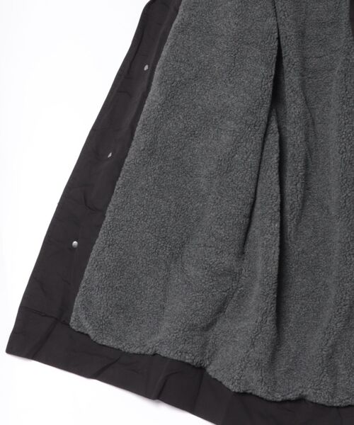 antiqua(アンティカ)の「裏ボアジャケット(その他アウター・レディース・ブラック/カーキ・ONESIZE)」の4枚目の写真