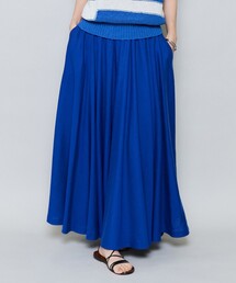 テンセルリネンマイルフレアースカート