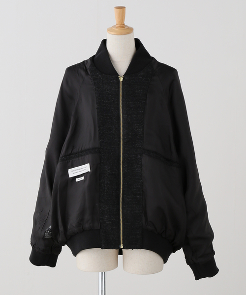 FRAMeWORK(フレームワーク)の「COUTURE DADAM italian tweed tunkers(その他アウター・レディース・ブラック・FREE)」の2枚目の写真