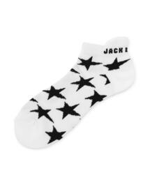 Jack Bunny!!（ジャックバニー）の「星柄アンクルソックス (MENS)（ソックス/靴下）」