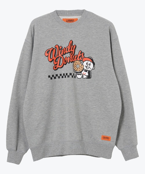 UNIVERSAL OVERALL（ユニバーサルオーバーオール）の「Windy.Jr DonutSWEAT（スウェット・メンズ・ヘザーグレー/ネイビー/ブラック/オートミール・XL/M/L）」の3枚目の写真