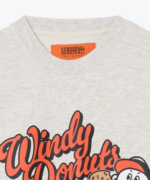 UNIVERSAL OVERALL（ユニバーサルオーバーオール）の「Windy.Jr DonutSWEAT（スウェット・メンズ・ヘザーグレー/ネイビー/ブラック/オートミール・XL/M/L）」の6枚目の写真
