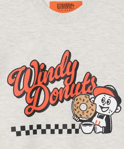 UNIVERSAL OVERALL（ユニバーサルオーバーオール）の「Windy.Jr DonutSWEAT（スウェット・メンズ・ヘザーグレー/ネイビー/ブラック/オートミール・XL/M/L）」の8枚目の写真