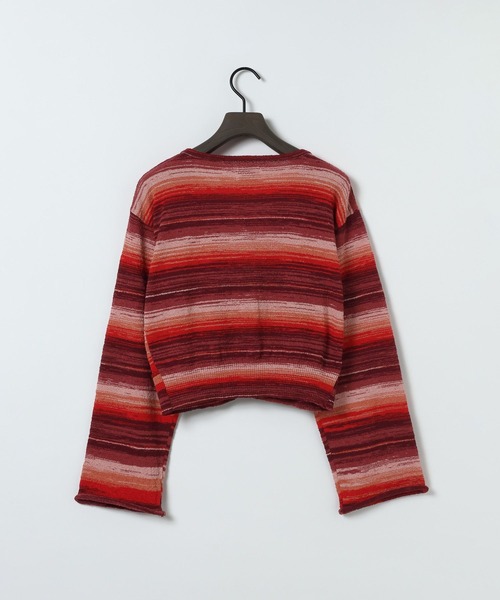 eL（エル）の「【eL】12G Border Layered Cardigan/1070201（カーディガン/ボレロ・レディース・ブルー系その他/レッド系その他・FREE）」の12枚目の写真