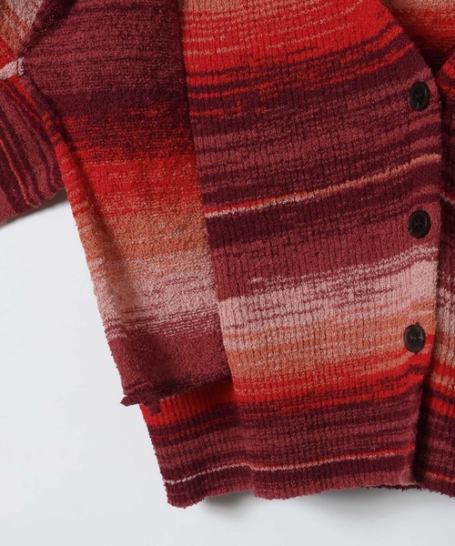 eL（エル）の「【eL】12G Border Layered Cardigan/1070201（カーディガン/ボレロ・レディース・ブルー系その他/レッド系その他・FREE）」の18枚目の写真