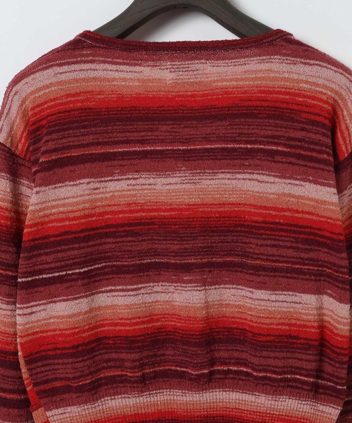 eL（エル）の「【eL】12G Border Layered Cardigan/1070201（カーディガン/ボレロ・レディース・ブルー系その他/レッド系その他・FREE）」の19枚目の写真