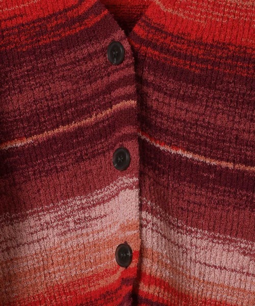 eL（エル）の「【eL】12G Border Layered Cardigan/1070201（カーディガン/ボレロ・レディース・ブルー系その他/レッド系その他・FREE）」の20枚目の写真