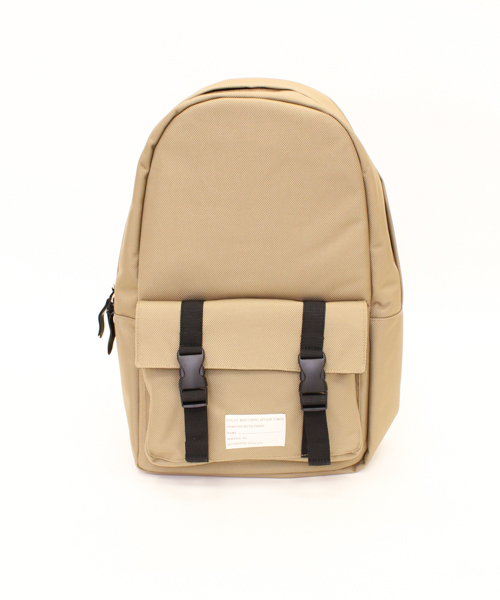 CIAOPANIC（チャオパニック）の「【Ciaopanic】BN FLAPBACK PACK（バックパック/リュック・メンズ・ブラック/ベージュ/カーキ・FREE）」の3枚目の写真