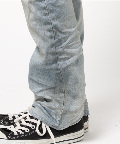 JACKROSE(ジャックローズ)の「ハイパーストレッチパンクロックシューカットデニム(デニムパンツ・メンズ・サックスブルー/インディゴブルー・XL/S/L/M)」の5枚目の写真