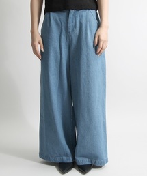 WEGO | DISPARK/デニムタックワイドパンツ(デニムパンツ)