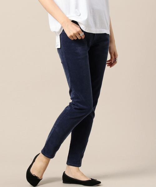 BEAUTY&YOUTH UNITED ARROWS（ビューティーアンドユースユナイテッドアローズ）の「BY コーデュロイスキニーパンツ◆（その他パンツ・レディース・オフホワイト/ブラック/オレンジ系その他/コバルトブルー・MEDIUM/SMALL/LARGE）」の4枚目の写真