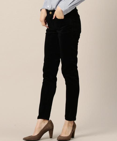 BEAUTY&YOUTH UNITED ARROWS（ビューティーアンドユースユナイテッドアローズ）の「BY コーデュロイスキニーパンツ◆（その他パンツ・レディース・オフホワイト/ブラック/オレンジ系その他/コバルトブルー・MEDIUM/SMALL/LARGE）」の3枚目の写真