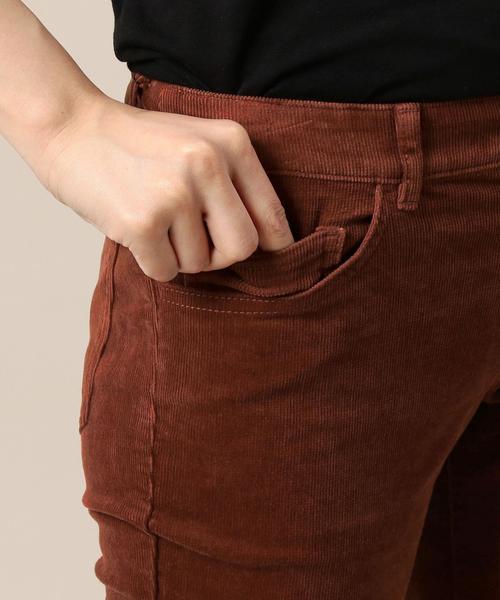 BEAUTY&YOUTH UNITED ARROWS（ビューティーアンドユースユナイテッドアローズ）の「BY コーデュロイスキニーパンツ◆（その他パンツ・レディース・オフホワイト/ブラック/オレンジ系その他/コバルトブルー・MEDIUM/SMALL/LARGE）」の6枚目の写真