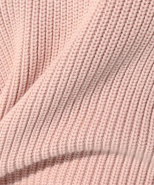 UNITED ARROWS(ユナイテッドアローズ)の「○UWBT アゼ フレア Vネック ニット◆(ニット/セーター・レディース・ライトグレー/ライトピンク/クリーム・フリー)」の14枚目の写真