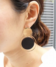 CIBRE | メタル×ウッドサークルピアス(ピアス（両耳用）)