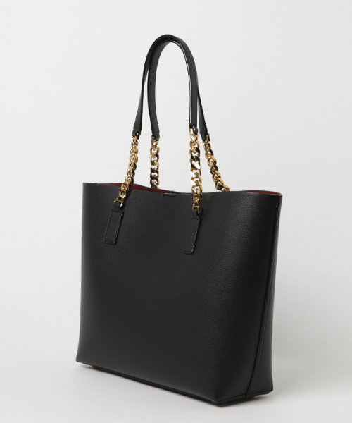 CHARLES & KEITH（チャールズ & キース）の「オーバーサイズチェーンストラップバッグ / OVERSIZED CHAIN-STRAP BAG（トートバッグ・レディース・ブロンズ/レッド/ブラック・XL）」の4枚目の写真