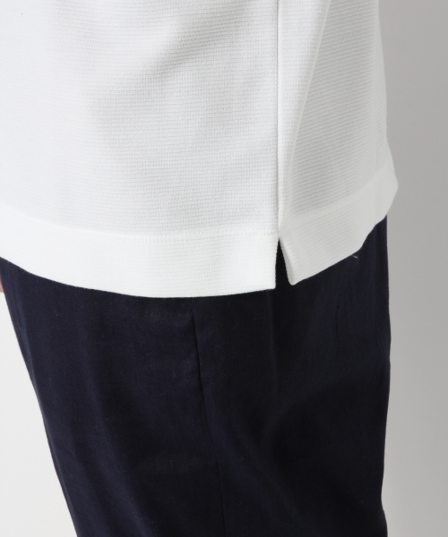 GLOBAL WORK（グローバルワーク）の「【吸水速乾】リップル5分袖TEE/743584（Tシャツ/カットソー・メンズ・ネイビー/ダークブラウン/ブラック/ホワイト・MEDIUM/SMALL/LARGE/X-LARGE）」の11枚目の写真