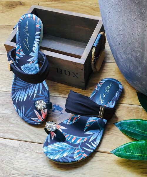 KOBE LETTUCE（コウベレタス）の「親指ビジュー×シフォンベルトフラットサンダル（サンダル・レディース・ホワイト/ブラック/ピンク/その他1/その他2/その他3/シルバー/ブルー/ミント/イエロー/ブラック系その他/その他/グリーン系その他/シルバー系その他・L/S/M/LL）」の11枚目の写真