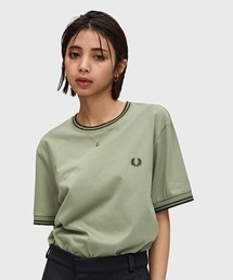 フレッドペリーTシャツ(カーキ) FRED PERRY｜フレッドペリーのTシャツ/カットソー（グリーン