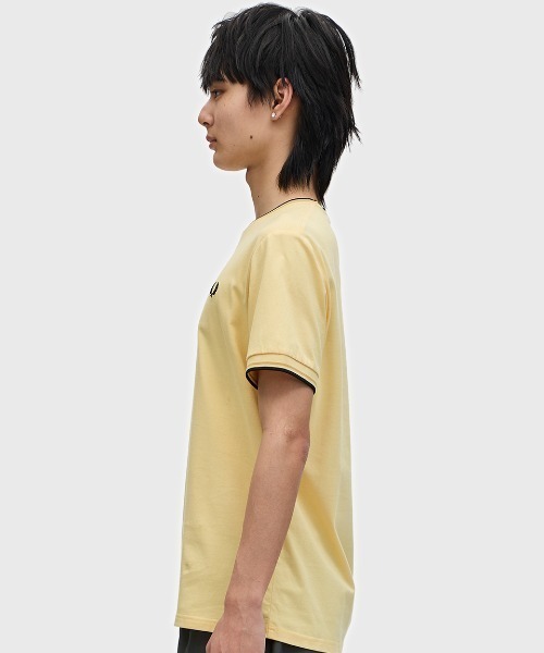 FRED PERRY フレッドペリー Tシャツ　メッシュトップス　ホワイト FRED PERRY フレッドペリー Tシャツ メッシュトップス ホワイト