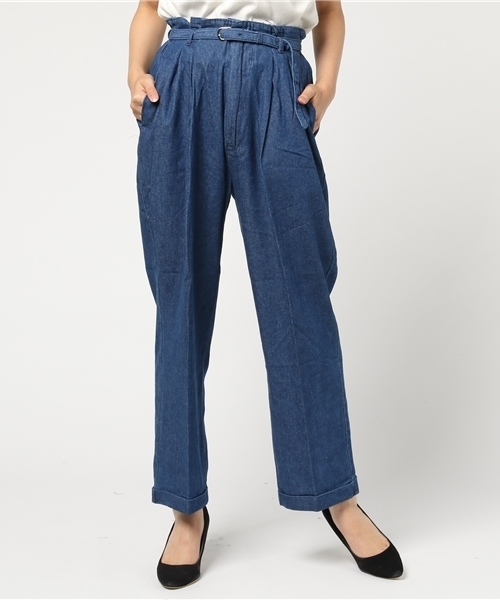 WEGO（ウィゴー）の「WEGO/レトロチェックペグトップパンツ（その他パンツ・レディース・インディゴブルー/グレー系その他2/レッド系その他2/ブラウン系その他2/ダークインディゴブルー/ブラウン系その他3・LARGE/MEDIUM/SMALL）」の22枚目の写真