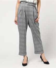 WEGO | WEGO/レトロチェックペグトップパンツ(その他パンツ)