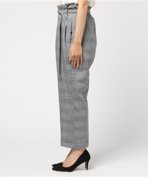 WEGO（ウィゴー）の「WEGO/レトロチェックペグトップパンツ（その他パンツ・レディース・インディゴブルー/グレー系その他2/レッド系その他2/ブラウン系その他2/ダークインディゴブルー/ブラウン系その他3・LARGE/MEDIUM/SMALL）」の8枚目の写真