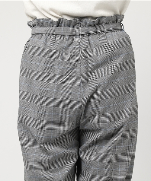 WEGO（ウィゴー）の「WEGO/レトロチェックペグトップパンツ（その他パンツ・レディース・インディゴブルー/グレー系その他2/レッド系その他2/ブラウン系その他2/ダークインディゴブルー/ブラウン系その他3・LARGE/MEDIUM/SMALL）」の11枚目の写真