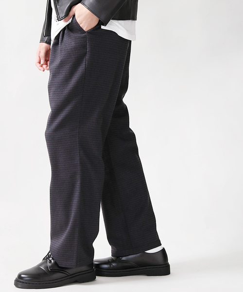 WEGO（ウィゴー）の「WEGO/ストレッチウィンターワイドスラックス（スラックス・メンズ・ブラウン系その他/ブラック/ダークグレー/キャメル・LARGE/MEDIUM/SMALL）」の4枚目の写真