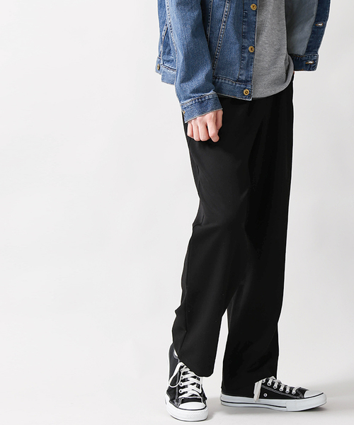 WEGO（ウィゴー）の「WEGO/ストレッチウィンターワイドスラックス（スラックス・メンズ・ブラウン系その他/ブラック/ダークグレー/キャメル・LARGE/MEDIUM/SMALL）」の7枚目の写真