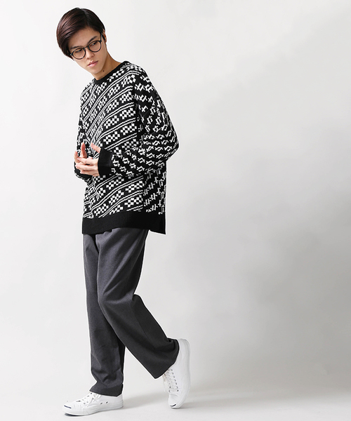 WEGO（ウィゴー）の「WEGO/ストレッチウィンターワイドスラックス（スラックス・メンズ・ブラウン系その他/ブラック/ダークグレー/キャメル・LARGE/MEDIUM/SMALL）」の8枚目の写真