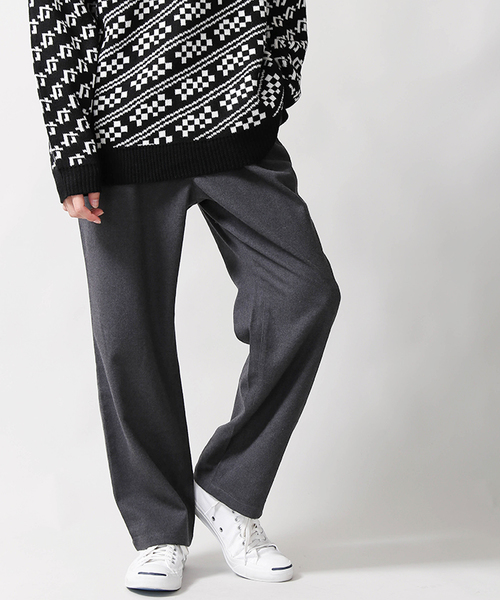 WEGO（ウィゴー）の「WEGO/ストレッチウィンターワイドスラックス（スラックス・メンズ・ブラウン系その他/ブラック/ダークグレー/キャメル・LARGE/MEDIUM/SMALL）」の10枚目の写真