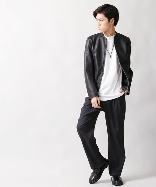 WEGO（ウィゴー）の「WEGO/ストレッチウィンターワイドスラックス（スラックス・メンズ・ブラウン系その他/ブラック/ダークグレー/キャメル・LARGE/MEDIUM/SMALL）」の11枚目の写真