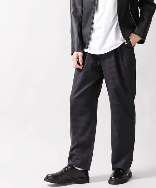 WEGO（ウィゴー）の「WEGO/ストレッチウィンターワイドスラックス（スラックス・メンズ・ブラウン系その他/ブラック/ダークグレー/キャメル・LARGE/MEDIUM/SMALL）」の13枚目の写真