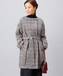 RIVE DROITE | グレンチェックカナグノーカラーコート(その他アウター)