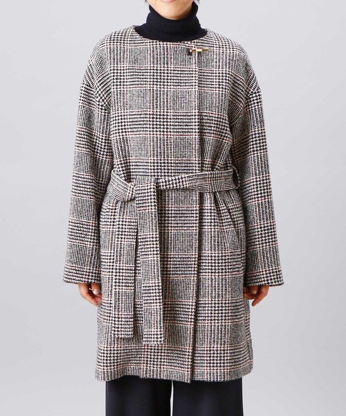 RIVE DROITE（リヴドロワ）の「グレンチェックカナグノーカラーコート（その他アウター・レディース・その他20・FREE）」の10枚目の写真